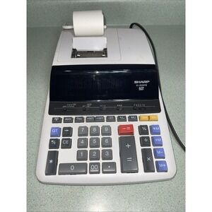 Sharp EL-2630PIII Printing Calculator Works Tested